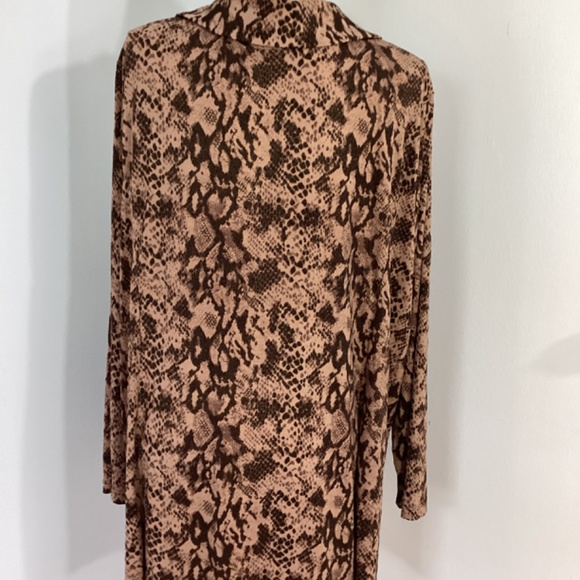 SIMONTON Says designed by George Simonton Plus 3X JACKET BROWN REPTILE LUREX - Picture 8 of 10